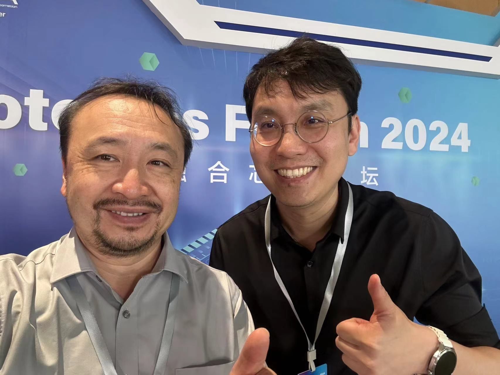 Photo with the IEEE Photonics Society President Prof. Perry Ping Shum at HKUST Guangzhou (2024)