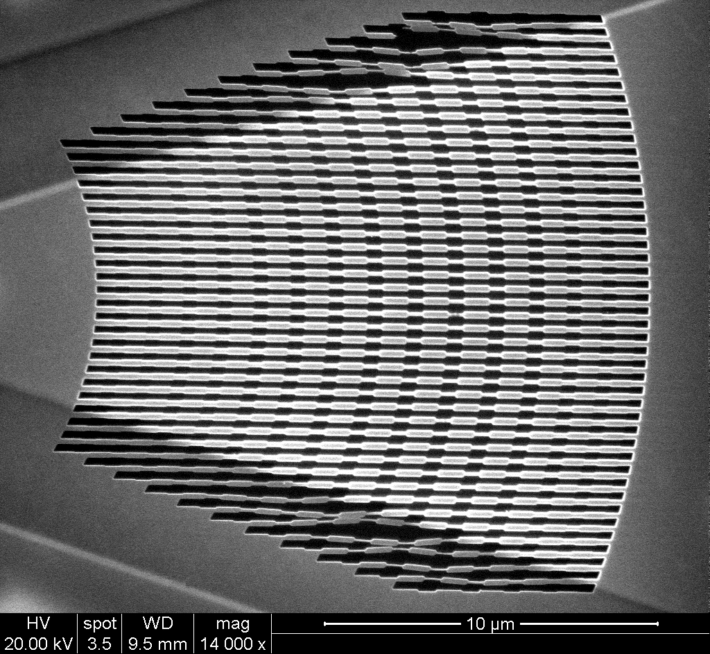 硅基宽带聚焦亚波长耦合器件